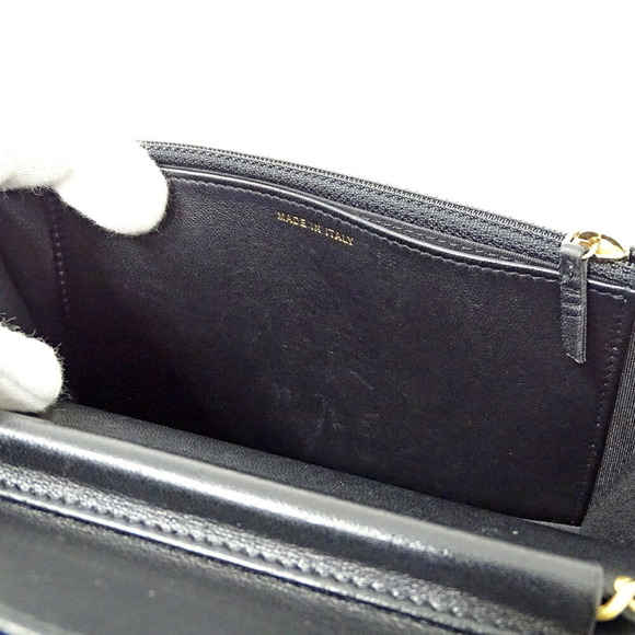 CHANEL Authentic Black Lambskin Leather Wallet - Picture 11 of 16